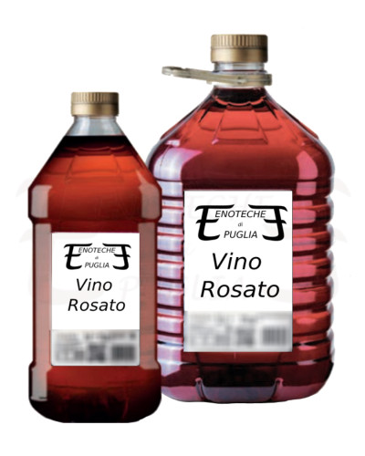 Rosato - Pet da 3 lt Vino Vol. 12 %